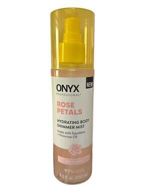 Onyx Professional Rose Petals Hydrating Body Shimmer Mist 6.5 fl oz - Squalene